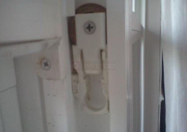 User submitted photos of window hardware.