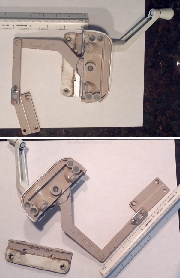 User submitted photos of a window operator.