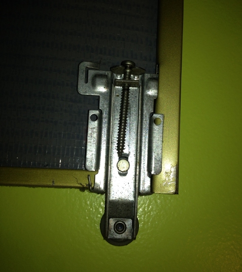 User submitted a photo of a closet door roller.
