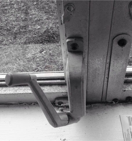 A customer submitted image of their window crank.