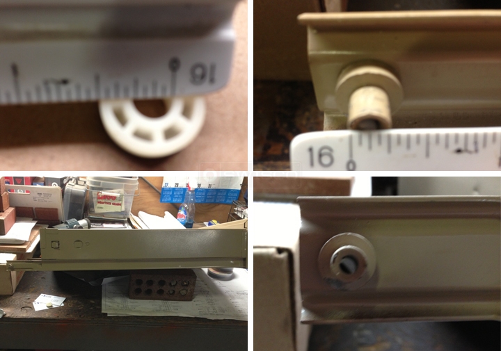 User submitted photos of drawer hardware.