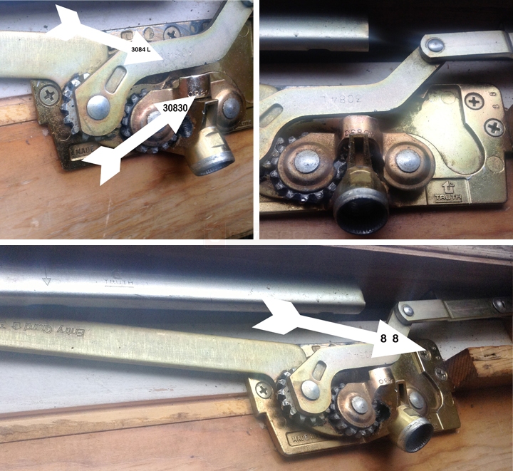 User submitted photos of a window operator.
