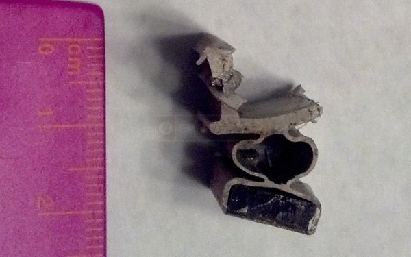 User submitted a photo of door weatherstripping.