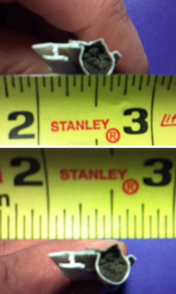 User submitted photos of bubble seal.