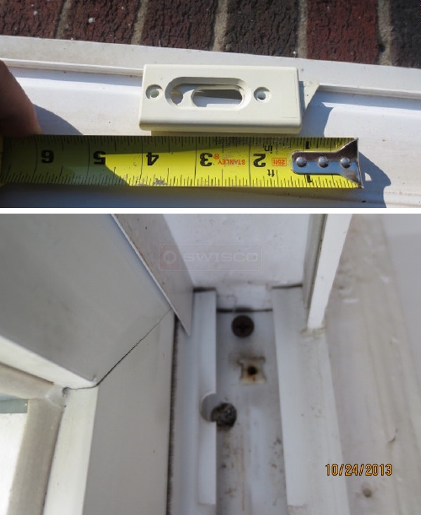 User submitted photos of window hardware.