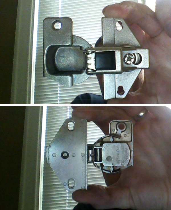 User submitted photos of a hinge.