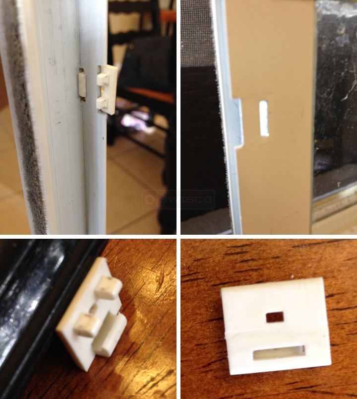 User submitted photos of window hardware.