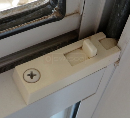 A customer submitted image of their window tilt latch.