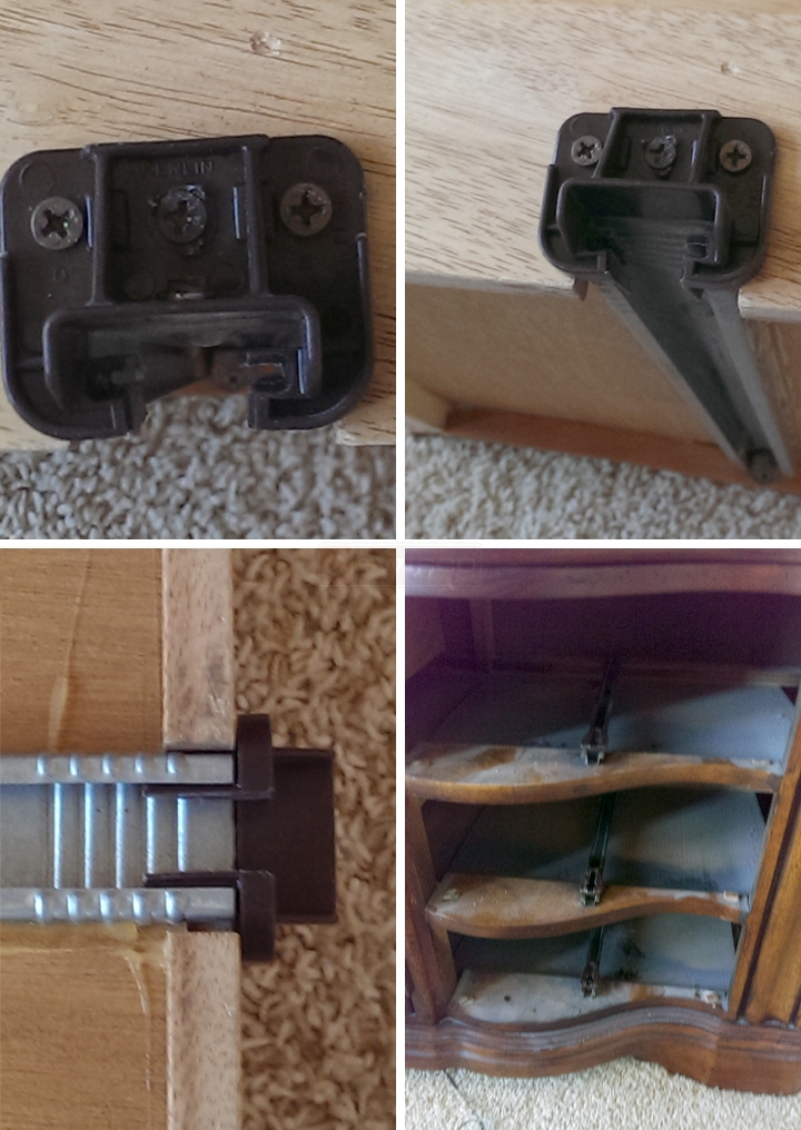 User submitted photos of kenlin drawer hardware.