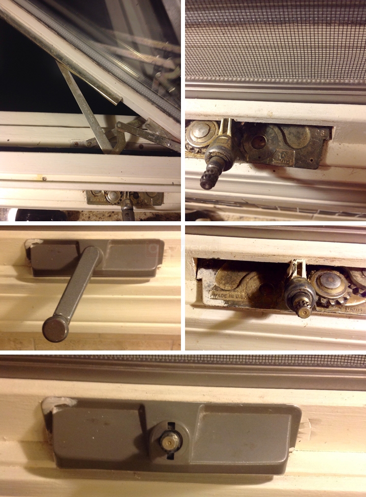 User submitted photos of a window operator.