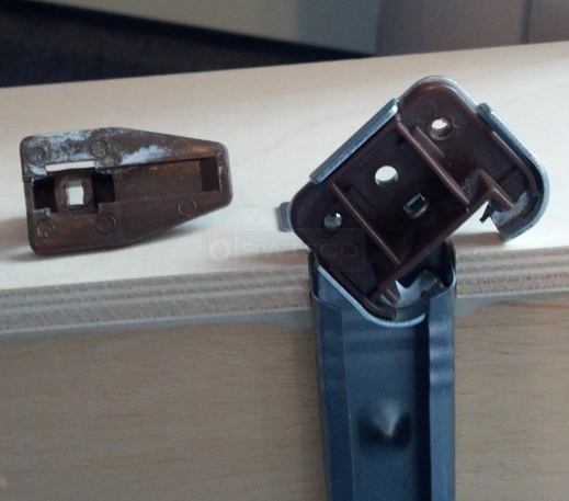 A customer submitted image of their drawer guide.