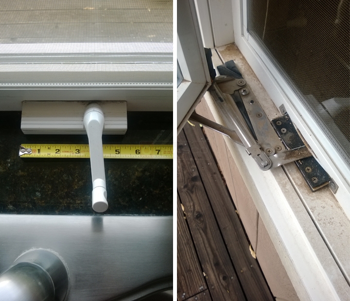 User submitted photos of a window operator.