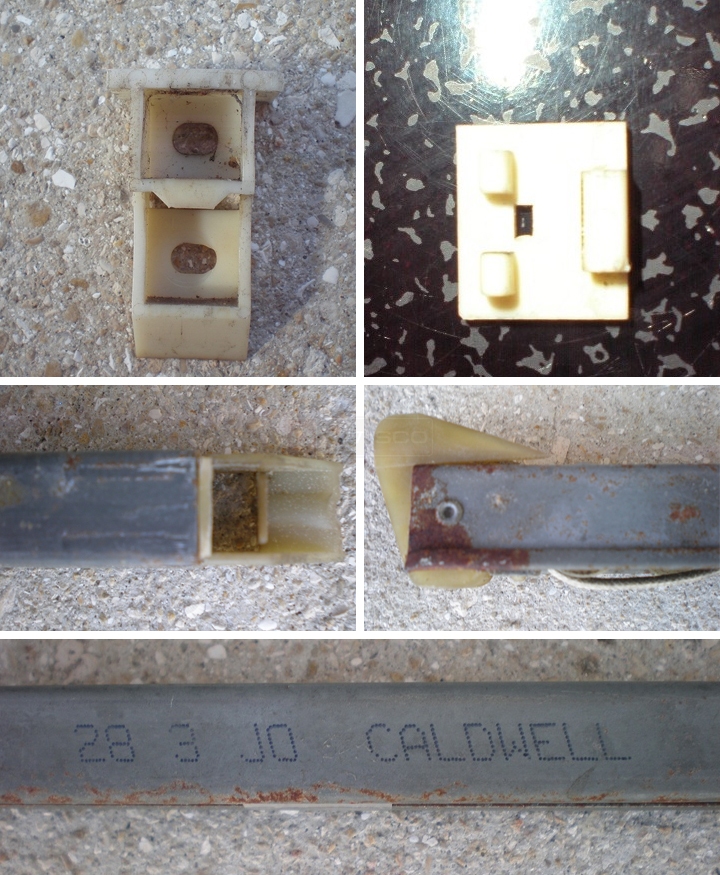 User submitted photos of window hardware.