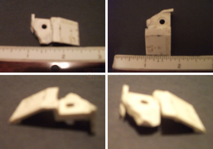 User submitted photos of a top sash guide.