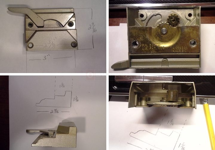 User submitted photos of a window lock.