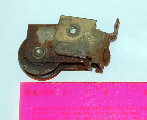 User submitted photos of a patio door roller.