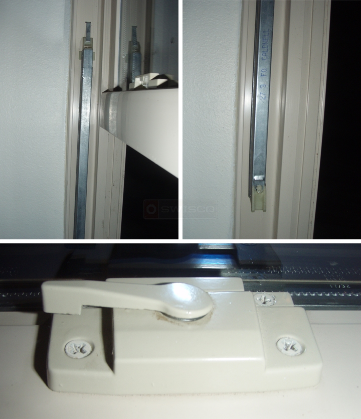 User submitted photos of window hardware.