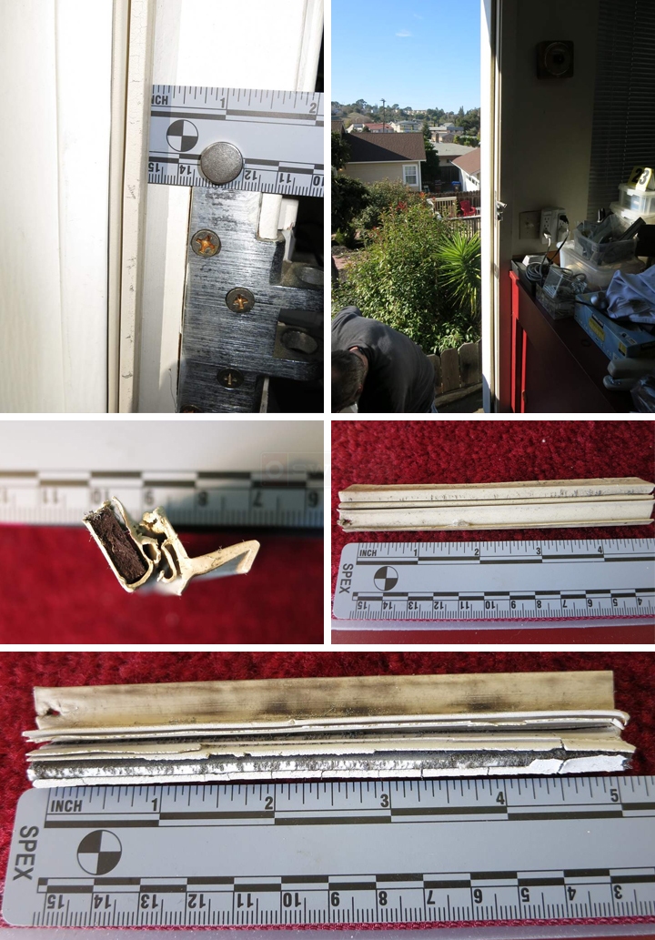 User submitted photos of weatherstripping.