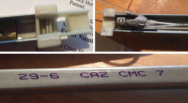 User submitted photos of a window balance.
