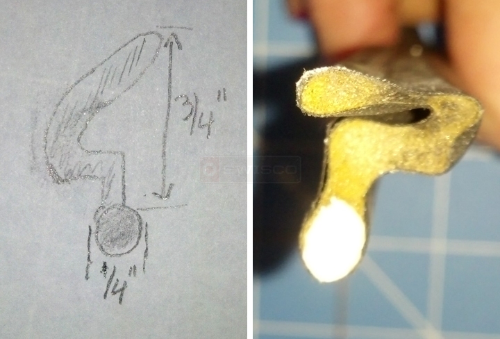 User submitted photos of weatherstripping.