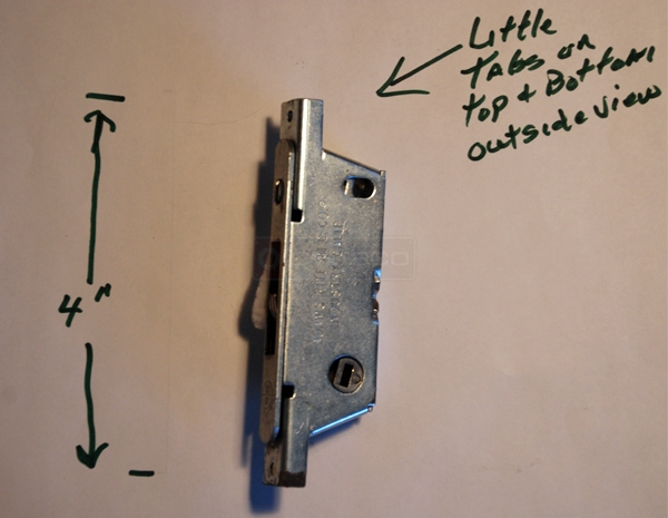 User submitted photos of a mortise lock.
