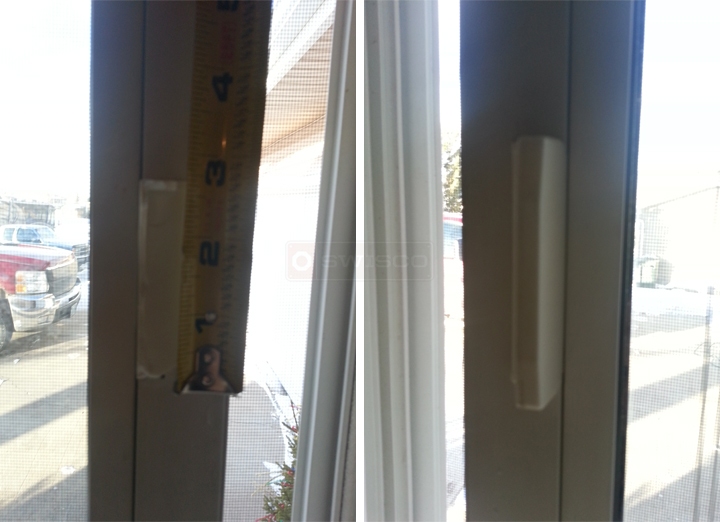 User submitted photos of window hardware.