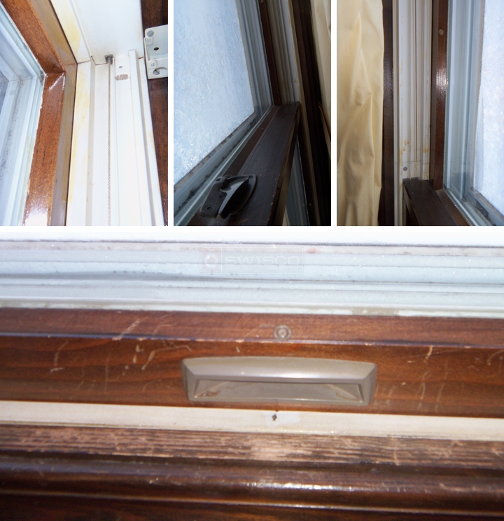 User submitted photos of window hardware.