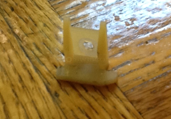 User submitted a photo of a top sash guide.