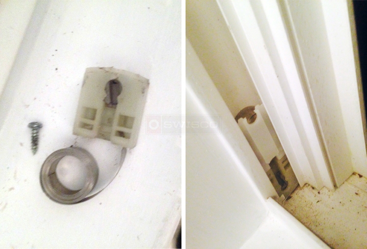 User submitted photos of window hardware.