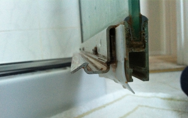 User submitted a photo of a shower door sweep.