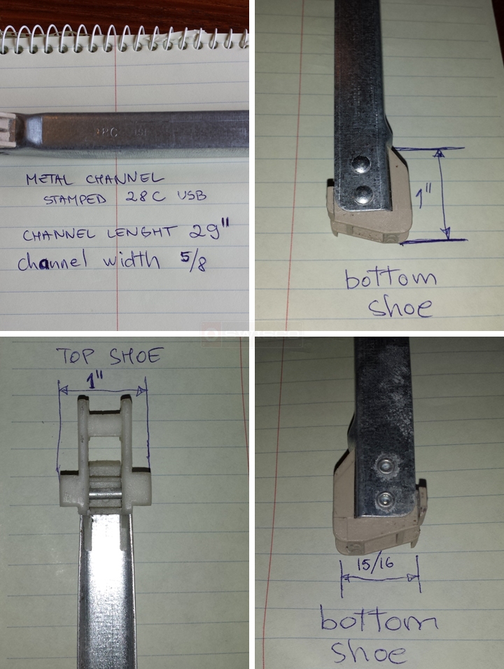 User submitted photos of a window balance.
