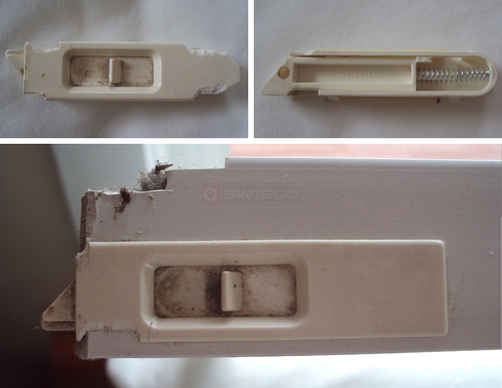 User submitted photos of a tilt latch.