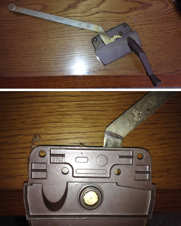 User submitted photos of a window operator.