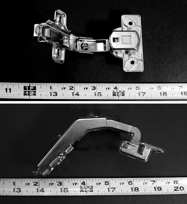 User submitted photos of cabinet hinges.