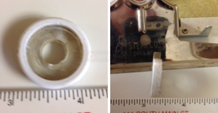 User submitted photos of a drawer roller.