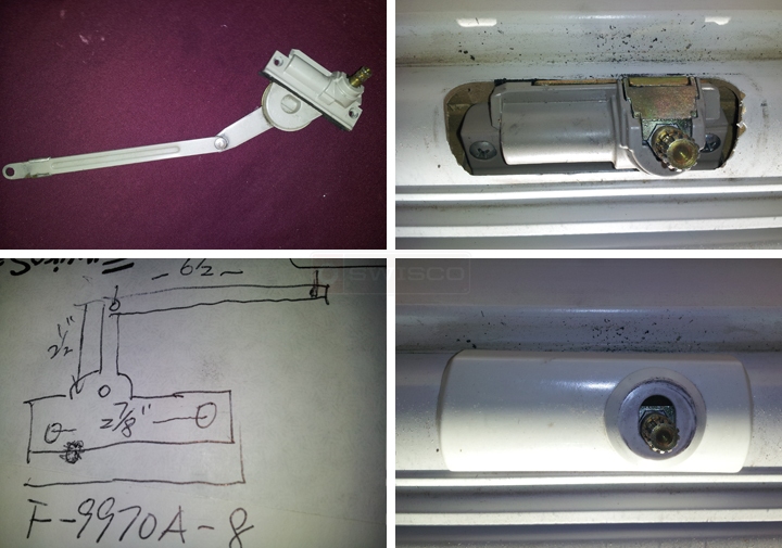 User submitted photos of a window operator.