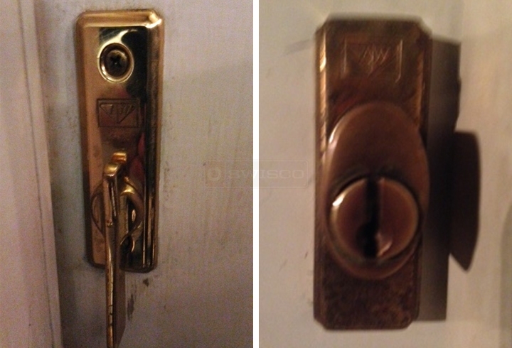 User submitted photos of a door lock.