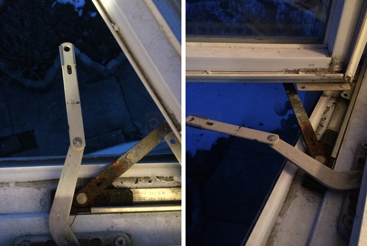 User submitted photos of a window operator.