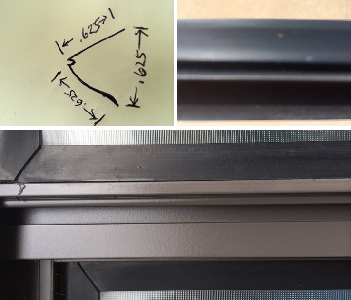 User submitted photos of snap in glazing.