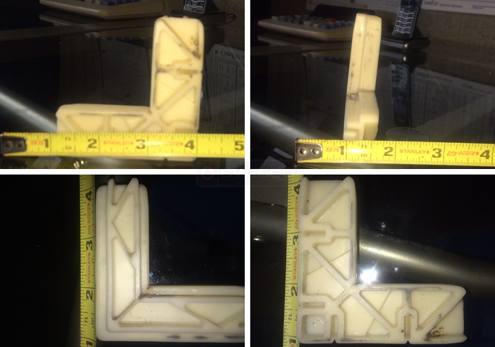 User submitted photos of a screen door corner.