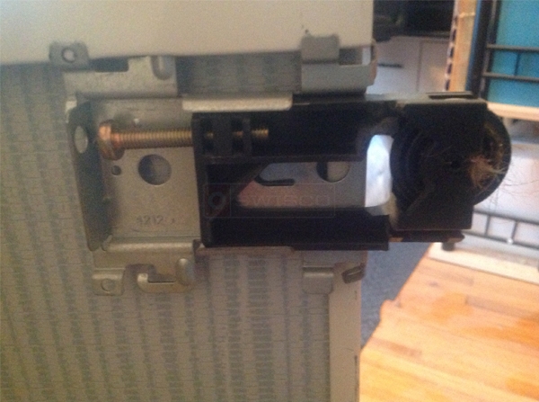 User submitted a photo of a mirror door roller.
