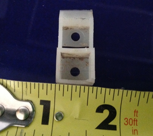 User submitted a photo of a top sash guide.