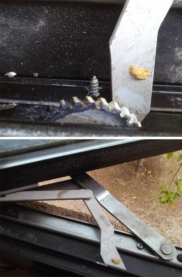 User submitted photos of a window operator.