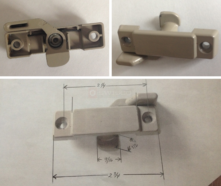 User submitted photos of a window lock.