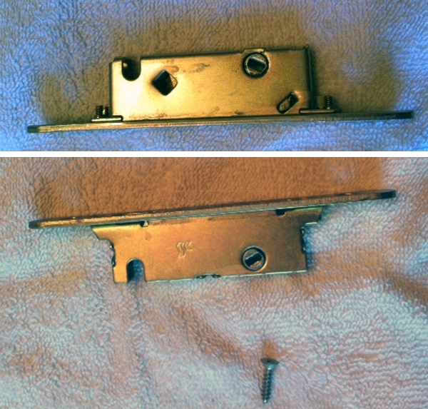 User submitted photos of a mortise lock.