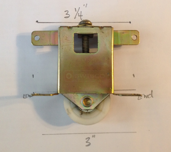User submitted a photo of a mirror closet door hardware.