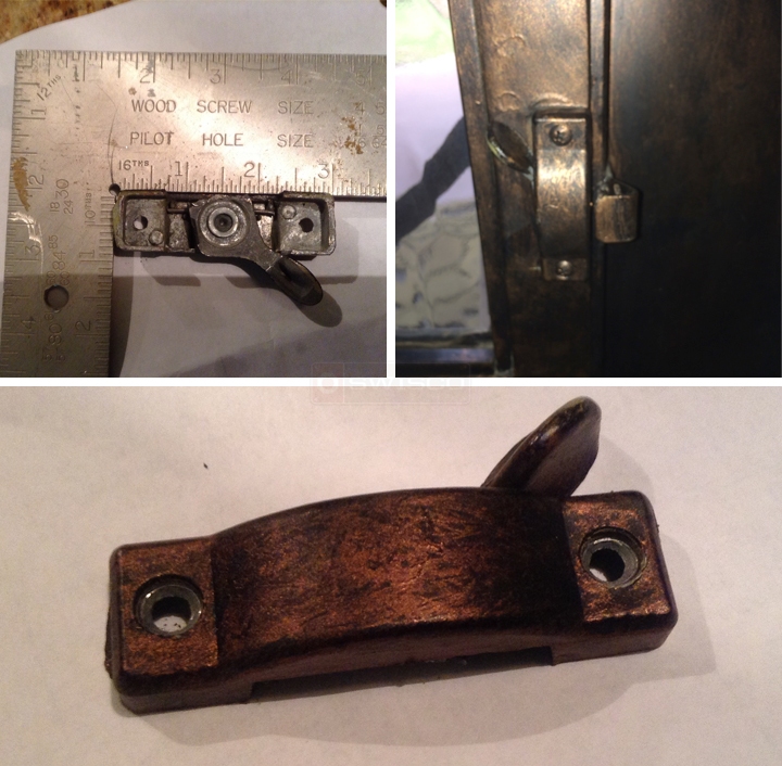 User submitted photos of a window lock.