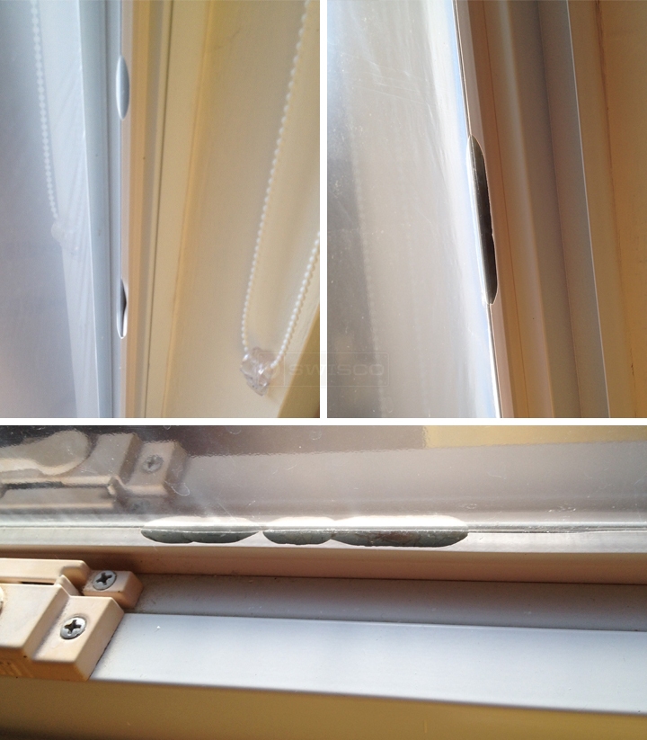 User submitted photos of snap in glazing.