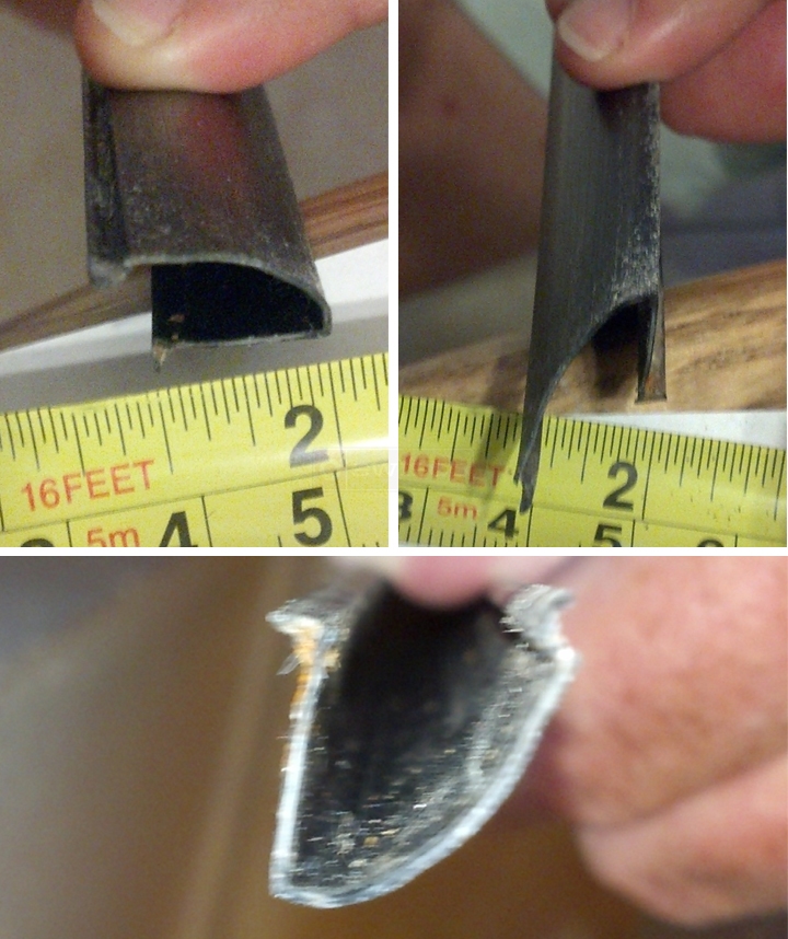 User submitted photos of a glazing bead.