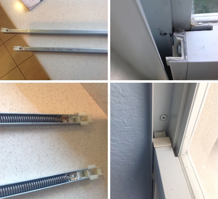 User submitted photos of window hardware.